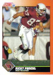 1991 Score Football "Main Set" Cards #251 to #500 Rookies and Veterans - Picture 238 of 499