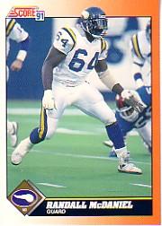 1991 Score Football "Main Set" Cards #251 to #500 Rookies and Veterans - Picture 250 of 499