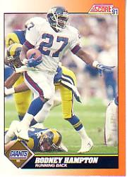 1991 Score Football "Main Set" Cards #251 to #500 Rookies and Veterans - Picture 256 of 499