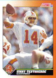 1991 Score Football "Main Set" Cards #251 to #500 Rookies and Veterans - Picture 295 of 499