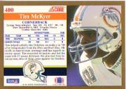 1991 Score Football "Main Set" Cards #251 to #500 Rookies and Veterans - Picture 300 of 499