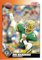 1991 Score Football "Main Set" Cards #251 to #500 Rookies and Veterans - Picture 336 of 499