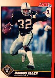 1991 Score Football "Main Set" Cards #251 to #500 Rookies and Veterans - Picture 338 of 499