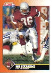 1991 Score Football "Main Set" Cards #251 to #500 Rookies and Veterans - Picture 342 of 499