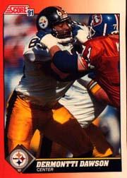 1991 Score Football "Main Set" Cards #251 to #500 Rookies and Veterans - Picture 344 of 499