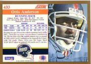 1991 Score Football "Main Set" Cards #251 to #500 Rookies and Veterans - Picture 365 of 499