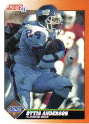 1991 Score Football "Main Set" Cards #251 to #500 Rookies and Veterans - Picture 364 of 499