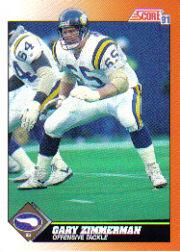 1991 Score Football "Main Set" Cards #251 to #500 Rookies and Veterans - Picture 368 of 499