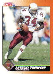 1991 Score Football "Main Set" Cards #251 to #500 Rookies and Veterans - Picture 372 of 499
