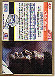 1991 Score Football "Main Set" Cards #251 to #500 Rookies and Veterans - Picture 377 of 499