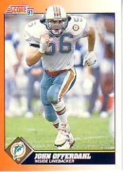 1991 Score Football "Main Set" Cards #251 to #500 Rookies and Veterans - Picture 388 of 499