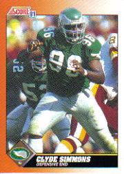 1991 Score Football "Main Set" Cards #251 to #500 Rookies and Veterans - Picture 390 of 499