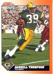 1991 Score Football "Main Set" Cards #251 to #500 Rookies and Veterans - Picture 406 of 499