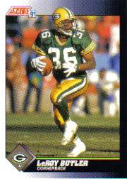 1991 Score Football "Main Set" Cards #251 to #500 Rookies and Veterans - Picture 410 of 499