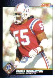 1991 Score Football "Main Set" Cards #251 to #500 Rookies and Veterans - Picture 416 of 499