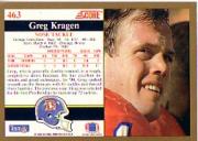 1991 Score Football "Main Set" Cards #251 to #500 Rookies and Veterans - Picture 425 of 499