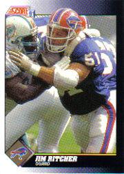 1991 Score Football "Main Set" Cards #251 to #500 Rookies and Veterans - Picture 446 of 499