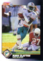 1991 Score Football "Main Set" Cards #251 to #500 Rookies and Veterans - Picture 458 of 499
