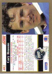 1991 Score Football "Main Set" Cards #251 to #500 Rookies and Veterans - Picture 463 of 499