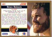 1991 Score Football "Main Set" Cards #251 to #500 Rookies and Veterans - Picture 469 of 499