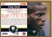 1991 Score Football "Main Set" Cards #251 to #500 Rookies and Veterans - Picture 481 of 499