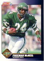 1991 Score Football "Main Set" Cards #251 to #500 Rookies and Veterans - Picture 488 of 499