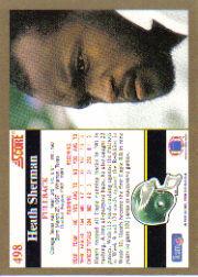 1991 Score Football "Main Set" Cards #251 to #500 Rookies and Veterans - Picture 495 of 499