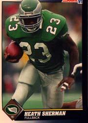 1991 Score Football "Main Set" Cards #251 to #500 Rookies and Veterans - Picture 494 of 499