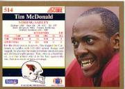 1991 Score Football "Main Set" Cards #501 to #686 Rookies and Veterans - Picture 29 of 361