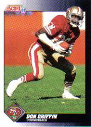 1991 Score Football "Main Set" Cards #501 to #686 Rookies and Veterans - Picture 70 of 361