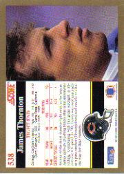 1991 Score Football "Main Set" Cards #501 to #686 Rookies and Veterans - Picture 77 of 361