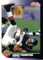 1991 Score Football "Main Set" Cards #501 to #686 Rookies and Veterans - Picture 76 of 361