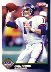 1991 Score Football "Main Set" Cards #501 to #686 Rookies and Veterans - Picture 110 of 361