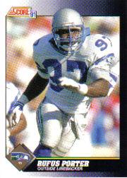 1991 Score Football "Main Set" Cards #501 to #686 Rookies and Veterans - Picture 122 of 361