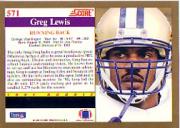1991 Score Football "Main Set" Cards #501 to #686 Rookies and Veterans - Picture 140 of 361