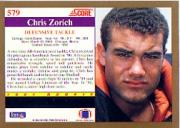 1991 Score Football "Main Set" Cards #501 to #686 Rookies and Veterans - Picture 156 of 361