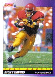 1991 Score Football "Main Set" Cards #501 to #686 Rookies and Veterans - Picture 161 of 361
