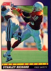 1991 Score Football "Main Set" Cards #501 to #686 Rookies and Veterans - Picture 169 of 361