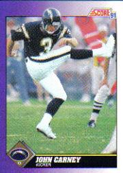1991 Score Football "Main Set" Cards #501 to #686 Rookies and Veterans - Picture 177 of 361
