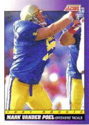 1991 Score Football "Main Set" Cards #501 to #686 Rookies and Veterans - Picture 179 of 361