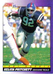 1991 Score Football "Main Set" Cards #501 to #686 Rookies and Veterans - Picture 195 of 361