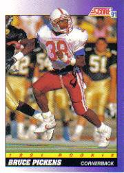 1991 Score Football "Main Set" Cards #501 to #686 Rookies and Veterans - Picture 227 of 361