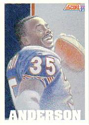1991 Score Football "Main Set" Cards #501 to #686 Rookies and Veterans - Picture 237 of 361