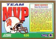 1991 Score Football "Main Set" Cards #501 to #686 Rookies and Veterans - Picture 248 of 361