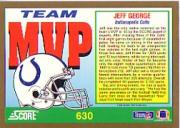 1991 Score Football "Main Set" Cards #501 to #686 Rookies and Veterans - Picture 256 of 361