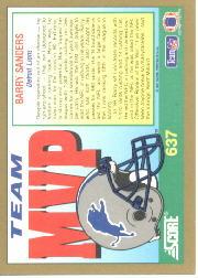 1991 Score Football "Main Set" Cards #501 to #686 Rookies and Veterans - Picture 270 of 361