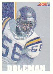 1991 Score Football "Main Set" Cards #501 to #686 Rookies and Veterans - Picture 287 of 361