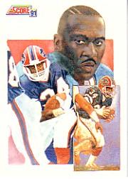 1991 Score Football "Main Set" Cards #501 to #686 Rookies and Veterans - Picture 319 of 361