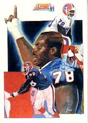 1991 Score Football "Main Set" Cards #501 to #686 Rookies and Veterans - Picture 325 of 361