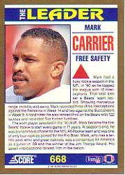 1991 Score Football "Main Set" Cards #501 to #686 Rookies and Veterans - Picture 328 of 361